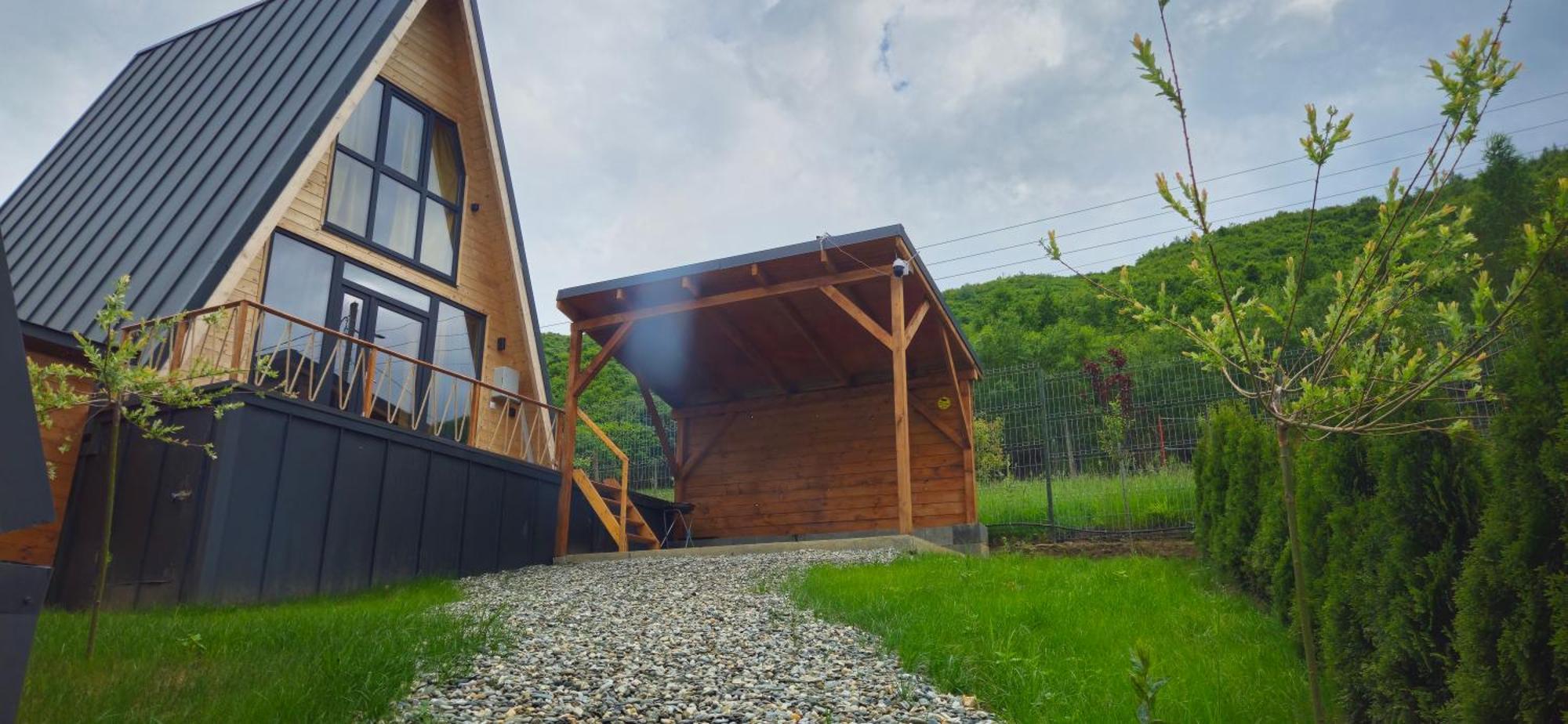 E&T-Cabin A Frame 시비우 외부 사진